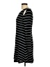 AGB Stripes Black Casual Dress Size L - photo 5