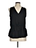 Banana Republic 100% Polyester Black Sleeveless Blouse Size M - photo 1