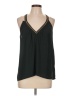 H&M Conscious 100% Polyester Black Sleeveless Blouse Size 10 - photo 1