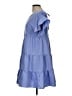 Nine West 100% Polyester Blue Casual Dress Size L - photo 5