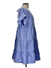 Nine West 100% Polyester Blue Casual Dress Size L - photo 4