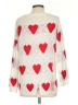 Unbranded Hearts White Pullover Sweater Size S - photo 2