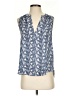 Lumiere 100% Polyester Blue Sleeveless Blouse Size S - photo 1