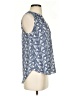 Lumiere 100% Polyester Blue Sleeveless Blouse Size S - photo 4