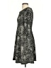 Taylor Animal Print Gray Casual Dress Size 4 - photo 5