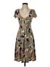 Max Mara Studio Floral Tan Casual Dress Size S - photo 1