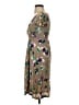 Max Mara Studio Floral Tan Casual Dress Size S - photo 5