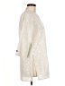 Unbranded Ivory 3/4 Sleeve Button-Down Shirt Size M - photo 4