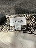 Le Lis Animal Print Silver Faux Leather Skirt Size M - photo 4