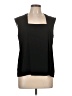 Ellen Tracy Black Sleeveless Blouse Size L - photo 1
