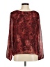 Catherine Malandrino 100% Polyester Burgundy Long Sleeve Blouse Size M - photo 1