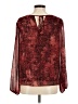 Catherine Malandrino 100% Polyester Burgundy Long Sleeve Blouse Size M - photo 2