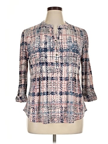 Roz & Ali 3/4 Sleeve Blouse (view 1)