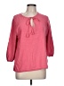 Ann Taylor LOFT 100% Cotton Pink Pullover Sweater Size L - photo 1