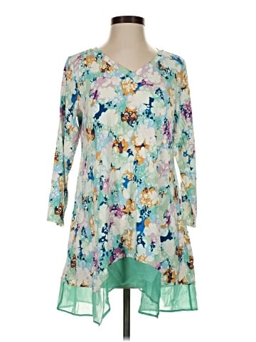 LOGO by Lori Goldstein Casual Dress (view 1)