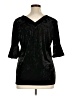 Como Blu Black 3/4 Sleeve T-Shirt Size XL - photo 2