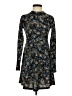 Lush Print Black Casual Dress Size S - photo 1
