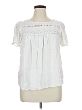 Shein Curve Short Sleeve Blouse