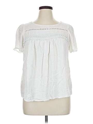 Shein Curve Short Sleeve Blouse (view 1)