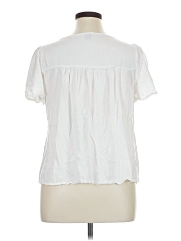 Shein Curve Short Sleeve Blouse (view 2)