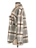 Unbranded 100% Polyester Plaid Gray Coat Size L - photo 5