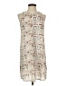 Assorted Brands Graphic Ivory Casual Dress Size S - photo 1