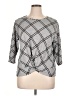 Vintage Rose Gray 3/4 Sleeve Top Size XL - photo 1