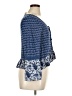 Mudd 100% Rayon Blue Long Sleeve Blouse Size XL - photo 4