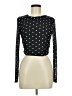 Unbranded Polka Dots Black Long Sleeve T-Shirt Size M - photo 1