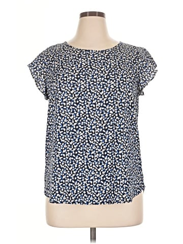 Ann Taylor Factory Short Sleeve Blouse (view 1)