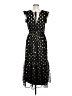 Lulus 100% Polyester Polka Dots Black Cocktail Dress Size M - photo 2