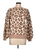 Majorelle Animal Print Brown Pullover Sweater Size L - photo 1