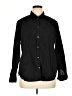Gap 100% Cotton Solid Black Long Sleeve Button-Down Shirt Size XL - photo 1