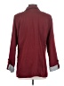 Assorted Brands 100% Polyester Burgundy Blazer Size S - photo 2