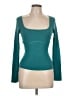 Pink Rose Teal Pullover Sweater Size L - photo 1