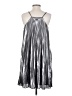C established 1946 100% Polyester Metallic Silver Cocktail Dress Size S - photo 2