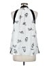 Disney 100% Polyester White Sleeveless Blouse Size M - photo 2