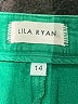 Lila Ryan Solid Green Shorts Size 14 - photo 3