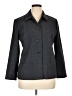 Perceptions 100% Polyester Houndstooth Gray Blazer Size 16 - photo 1