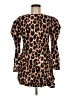 Lilian 100% Polyester Animal Print Brown Cocktail Dress Size M - photo 1