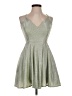 Windsor 100% Polyester Metallic Silver Cocktail Dress Size S - photo 1