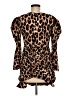 Lilian 100% Polyester Animal Print Brown Cocktail Dress Size M - photo 2
