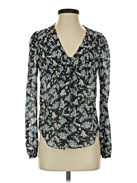 Veronica Beard Long Sleeve Silk Top (view 1)
