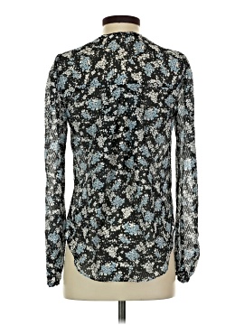 Veronica Beard Long Sleeve Silk Top (view 2)