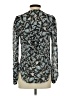 Veronica Beard 100% Silk Blue Long Sleeve Silk Top Size 00 - photo 2
