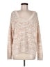 Habitual Metallic Tan Pullover Sweater Size Med (2) - photo 1