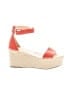 J.Crew Red Wedges Size 8 - photo 1