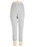 Anne Klein Stripes Gray Casual Pants Size XL - photo 1