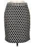 Leifnotes Polka Dots Black Casual Skirt Size 6 - photo 1