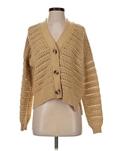 Madewell Tanfield Open-Stitch Cardigan Sweater (view 1)